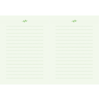 Kleines Notizheft Grün