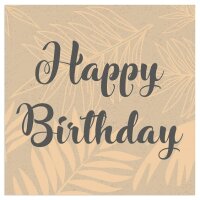 Servietten – Happy Birthday