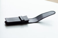 Leder Stecketui 2tlg - Schwarz