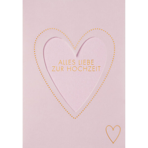 Karte – Alles Liebe zur Hochzeit