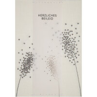 Trauerstickkarte – Herzliches Beileid