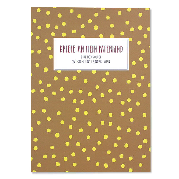Erinnerungs-Briefbox – Briefe an mein Patenkind