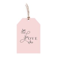 Geschenkanhänger mit Band – Love