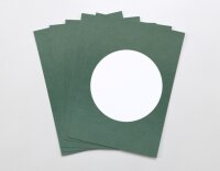 Postkarten Dot Dunkelgrün