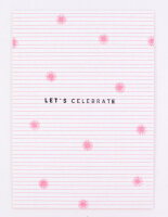 Postkarten Neon Streifen