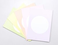 Postkartenset Dot Soft Pastell Mix
