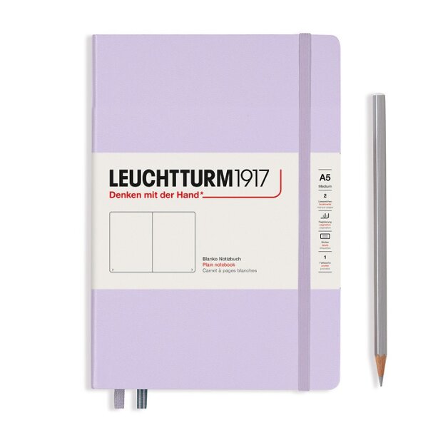 Notizbuch Medium A5 Softcover Lilac