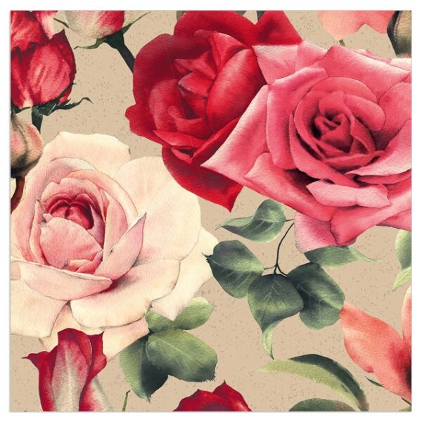 Servietten Organics – Rosen