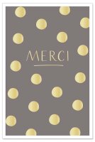 Grußkarte – Merci Dots