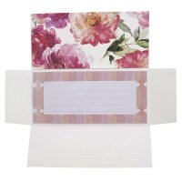 Geschenkumschlag – Gutschein Aquarellblüte