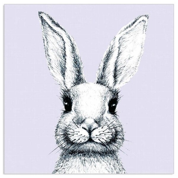 Servietten – Hase, flieder