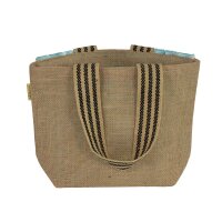 Geschenktasche Jute Hase Blau