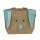 Geschenktasche Jute Hase Blau