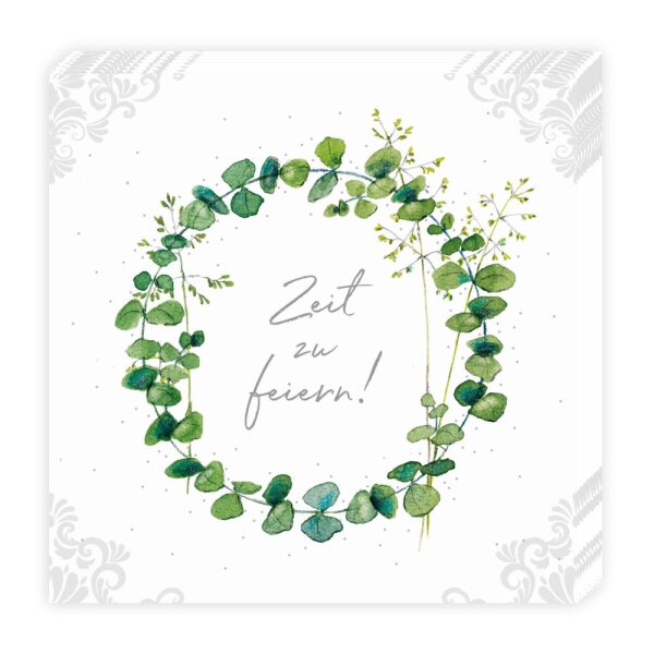 Serviette Zeit zu feiern!