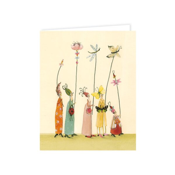 Geschenkkärtchen Frühlingspromenade