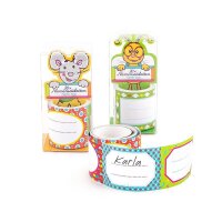 ABC Champions Namensetiketten 30er-Set, 2-fach sortiert