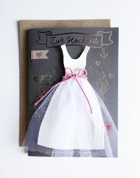 Hochzeitskleid karten