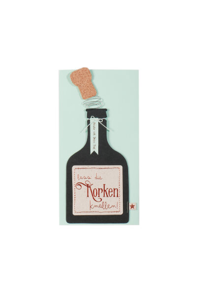 Knallkorken_Lass die Korken knallen Karte