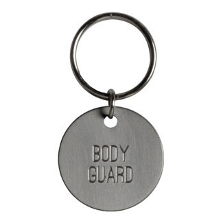 Hundemarke "Bodyguard" silber