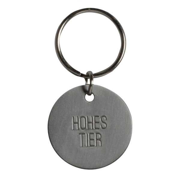 Hundemarke "Hohes Tier" silber