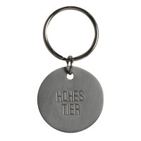 Hundemarke "Hohes Tier" silber