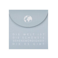 Haftnotizen "Die Welt ist die Schönste"