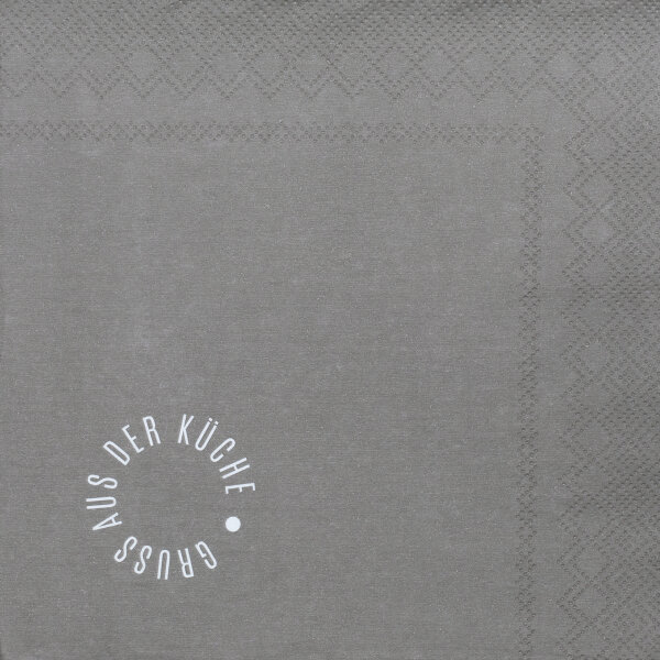 Servietten –  "GRUSS AUS DER KÜCHE"