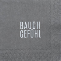 Cocktailserviette_ "BAUCHGEFÜHL"