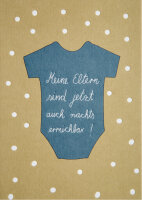 Babygrußkarte Strampler
