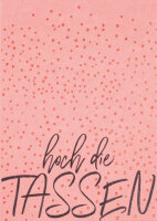 Gruß postkarte Hoch Die Tassen