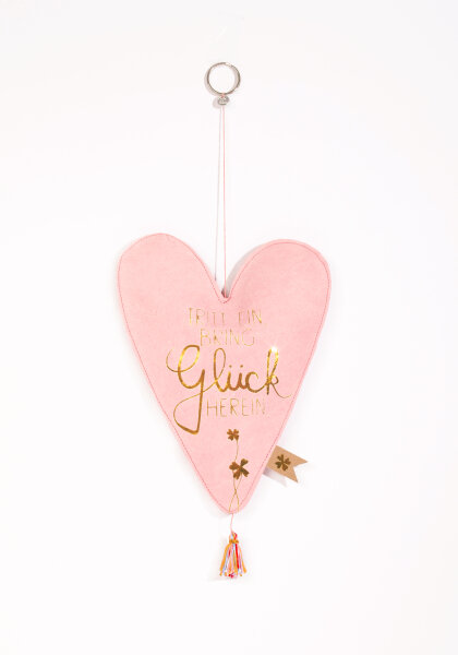 Papierherzen_ Tritt Ein Bring Glück...