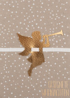 Weihnachtsbandkarte Gesegnete Weihnachten