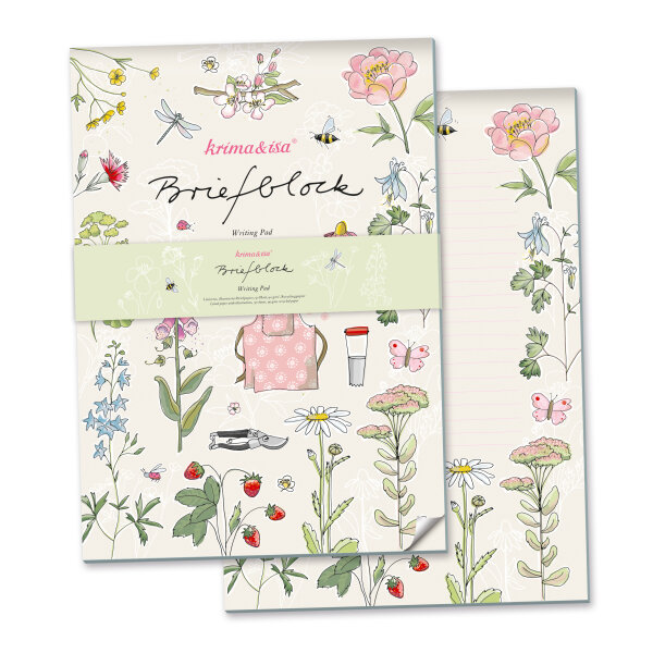 Briefblock Gartenliebelei A4