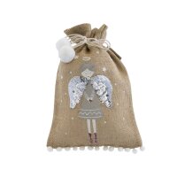 Geschenksäckchen Jute Engel