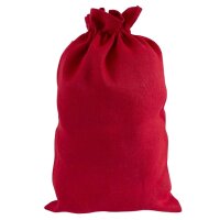 XL-Geschenksack Weihnachten Jute Rot