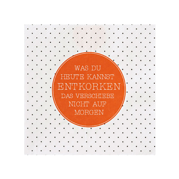 Cocktailservietten  – Was du heute kannst entkorken