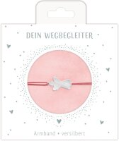 Armband mit Schutzengelanhänger (versilbert)