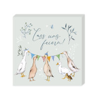 Cocktailservietten – Wiesengeschnatter