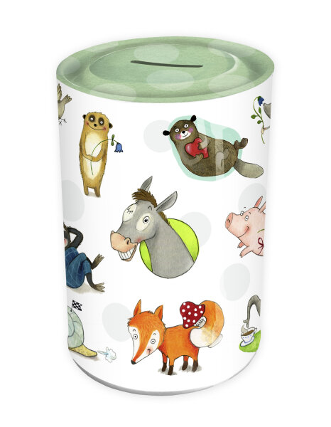 Spardose Freche Tiere