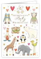 Glückwunsch Zum Baby Karte