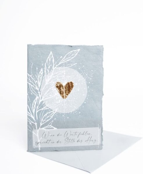 Trauerkarte Wenn die Worte fehlen