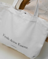 Stofftasche "Finde deine Essenz" creme