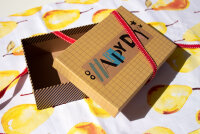 Geschenkbox ORGANICS Diagonalstreifen