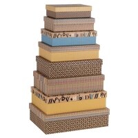 Geschenkbox ORGANICS blau happy day