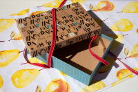 Geschenkbox ORGANICS blau happy day