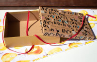 Geschenkbox ORGANICS gelb happy day