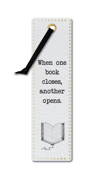 Lesezeichen offenes Buch