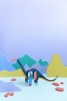 giant diplodocus - creative play