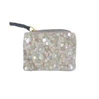 Münztasche all over Pailletten
