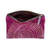 Kosmetiktasche Kord obergine